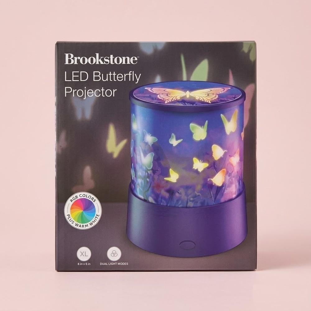 [BOGO] NWT Brookstone Purple LED Butterfly‎ Projector